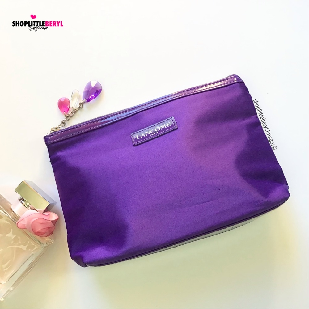 Lancôme Purple Cosmetic Bag